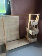 Houten kledingrek, Ophalen, Met wielen, Nieuw