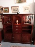 Heldense Exclusief Mahonie Vitrine Nieuw!, Huis en Inrichting, 100 tot 150 cm, 100 tot 150 cm, Nieuw, Ophalen of Verzenden