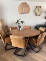 Ronde eettafel 150, Huis en Inrichting, Tafels | Eettafels, Ophalen, 100 tot 150 cm, Rond, Zo goed als nieuw