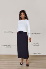 Studio anneloes chloe maxi rok M donkerblauw travelstof, Kleding | Dames, Maat 38/40 (M), Blauw, Ophalen of Verzenden, Zo goed als nieuw