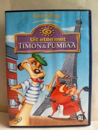 Uit eten met Timon & Pumbaa (originele dvd) Disney, Cd's en Dvd's, Dvd's | Tekenfilms en Animatie, Gebruikt, Europees, Tekenfilm