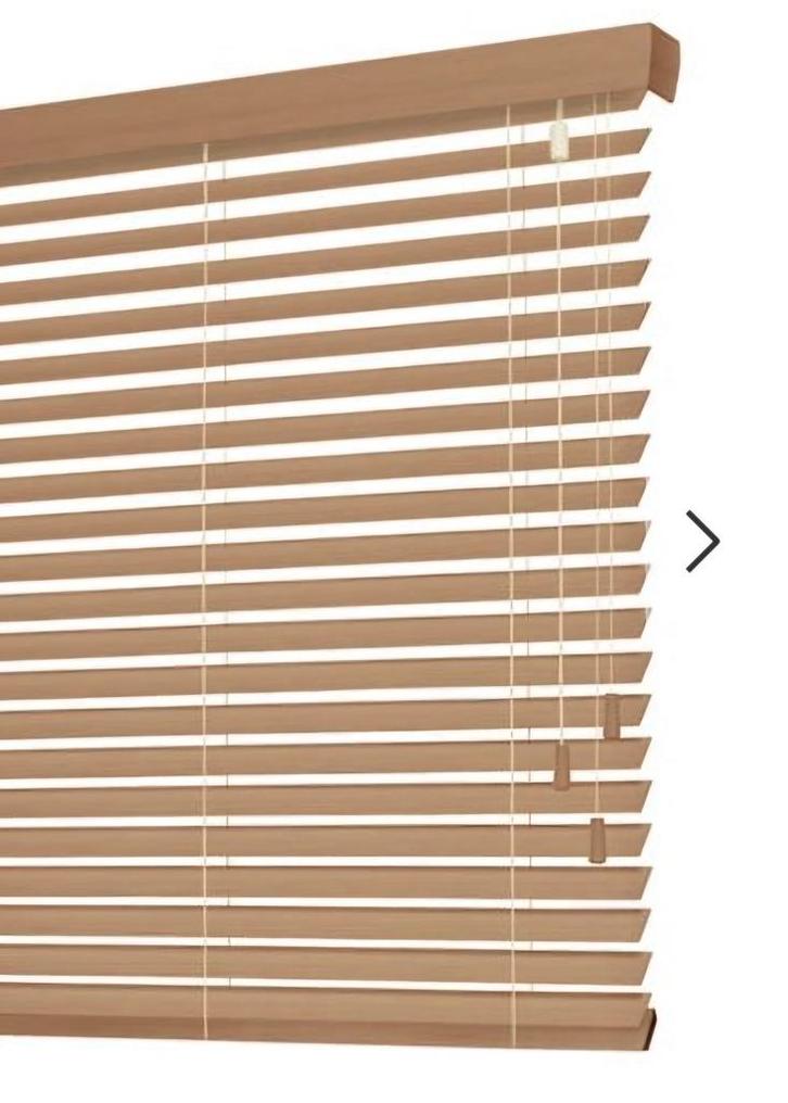 Houten Jaloezie - Licht Eiken, Huis en Inrichting, Stoffering | Gordijnen en Lamellen, Zo goed als nieuw, Minder dan 100 cm, Ophalen