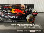 ✅ Max Verstappen 1:43 editie 109 Winner Mexico City GP 2022, Ophalen of Verzenden, Nieuw, Formule 1