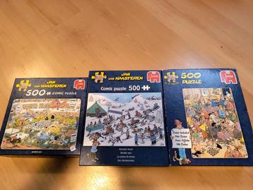 3x Jan van Haasteren puzzels  beschikbaar voor biedingen