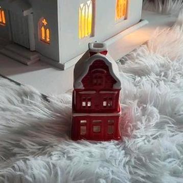 Postcodeloterij huisje rood/wit - 12cm beschikbaar voor biedingen