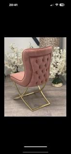 UITVERKOOP! Luxe velvet stoel, Huis en Inrichting, Fauteuils, Ophalen of Verzenden, Nieuw