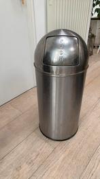 Push prullenbak 70 cm hoog, 40 liter of meer, Ophalen, Gebruikt, 50 tot 75 cm