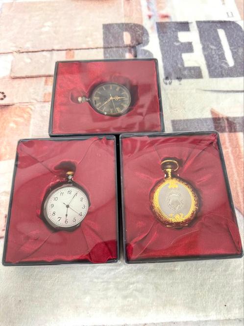 3x vintage horloge zakhorloge zakhorloges zak pocket watch, Antiek en Kunst, Antiek | Klokken, Ophalen of Verzenden