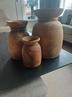 Nepalese potten hoffz stijl Landelijke wonen, Ophalen of Verzenden, Zo goed als nieuw, Overige kleuren, Minder dan 50 cm