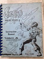 GOTTLIEB SINBAD SOLID STATE INSTRUCTION MANUAL, Verzamelen, Gebruikt, Elektronisch, Onderdeel of Defecte kast, Gottlieb