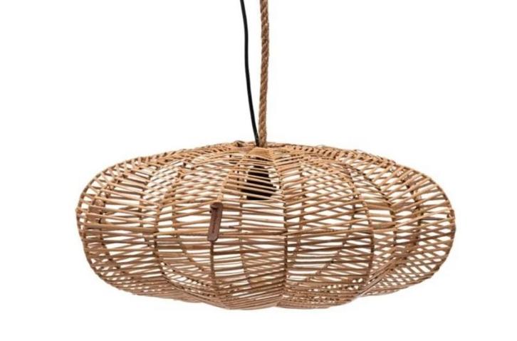 Rivièra Maison Zizi hanglamp – nieuw in doos, Huis en Inrichting, Lampen | Hanglampen, Nieuw, 50 tot 75 cm, Hout, Ophalen of Verzenden