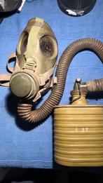 Ned. voor 1940 gasmasker type G bereden, Verzamelen, Ophalen of Verzenden, Landmacht, Nederland, Overige typen
