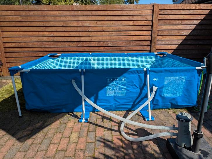 Opzetzwembad XL Intex, Compleet, Tuin en Terras, Zwembaden, Zo goed als nieuw, Opzetzwembad, Minder dan 80 cm, 200 tot 300 cm