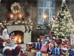 Gezellig kerst schilderij met led-lampjes, Diversen, Kerst, Ophalen