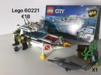 Lego city 60221 boten e.a., Kinderen en Baby's, Ophalen of Verzenden, Zo goed als nieuw