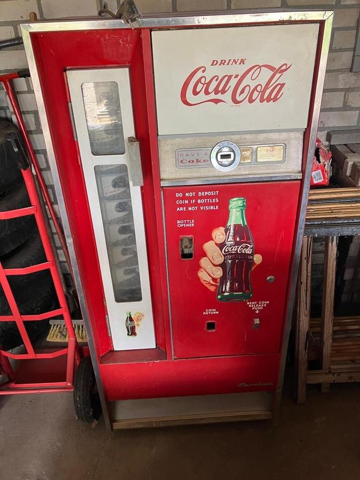 Coca Cola Automaat Jaren 50 Vintage, Antiek en Kunst, Antiek | Overige Antiek, Ophalen