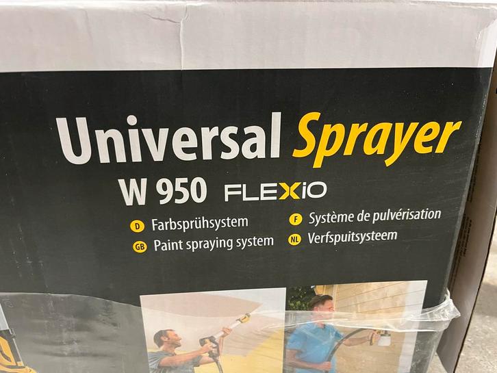 Wagner universal sprayer W950 tex spuit, Doe-het-zelf en Verbouw, Verf, Beits en Lak, Gebruikt, Verf, Ophalen