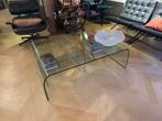 Glazen Design Tafel - Italiaans, 100 tot 150 cm, Nieuw, Glas, Modern