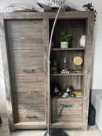 Houten Kast met Lades en Planken, Ophalen, Gebruikt, 100 tot 150 cm, Met lade(s)