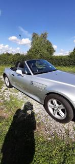 BMW Z3 2.2 I Roadster 2001 Grijs 6 cilinder, Auto's, 2171 cc, 65 €/maand, Achterwielaandrijving, Zwart