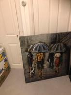 Metalen schilderij 3D, Huis en Inrichting, Woonaccessoires | Schilderijen, Tekeningen en Foto's, Ophalen, Zo goed als nieuw, Schilderij