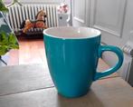 Blauwe mok - beker - Hema Ceramic, Gebruikt, Keramiek, Ophalen of Verzenden, Overige stijlen