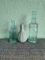 Decoratieve vaasjes, Minder dan 50 cm, Verzenden, Blauw, Glas