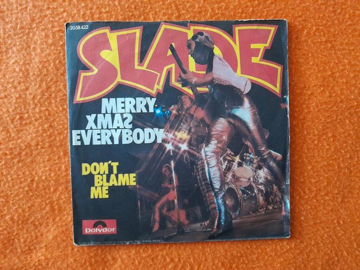 KERST Slade - Merry Xmas everybody (1973), Cd's en Dvd's, Vinyl Singles, Gebruikt, Single, Pop, 7 inch, Ophalen of Verzenden
