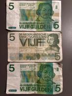Oude 5 Gulden Biljetten - Diverse Jaartallen, Postzegels en Munten, Bankbiljetten | Nederland, Ophalen of Verzenden, 5 gulden