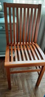 Eetstoel Teakhout, Huis en Inrichting, Stoelen, Ophalen, Overige kleuren, Zo goed als nieuw, Eén