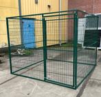 Hondenkennel groen gepoedercoat 2.2 x 2.2M x1.8 meter Nieuw, Hondenkennel, 110 cm of meer, 100 cm of meer, Nieuw