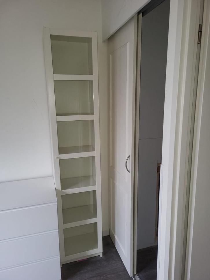 Billy Boekenkast met Vitrinedeur (uit collectie!), Huis en Inrichting, Kasten | Boekenkasten, Gebruikt, 50 tot 100 cm, 200 cm of meer