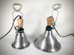 2x vintage klemlamp, Ophalen of Verzenden, Zo goed als nieuw, Minder dan 50 cm