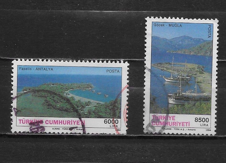 Turkije 1994, Verzenden, Overige landen, Gestempeld