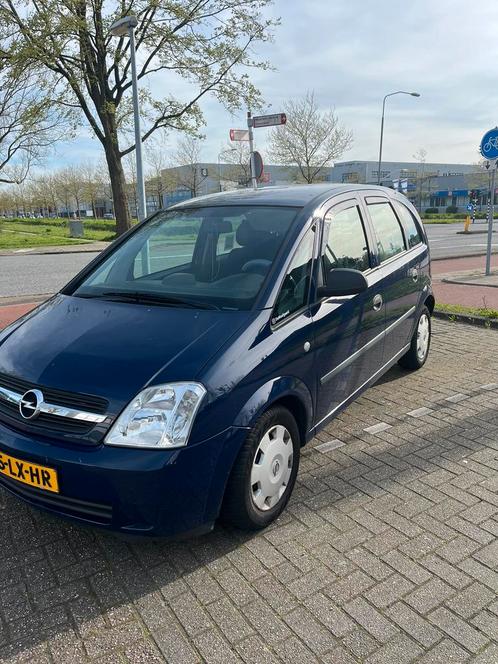 Opel Meriva 1.6 8V 2003 Blauw, Auto's, Opel, Particulier, Meriva, ABS, Airbags, Boordcomputer, Centrale vergrendeling, Dakrails