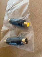 AC-068GOLD 2 stuks video tulp, Audio, Tv en Foto, Audiokabels en Televisiekabels, Ophalen of Verzenden, Nieuw