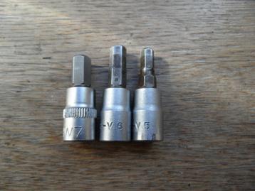 doppen 1/4 inbus  5 6 7  beschikbaar voor biedingen