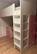 Hoogslaper met bureau Smastad IKEA 90x200 cm Bezorg-/montage, Ophalen of Verzenden, Gebruikt, Hoogslaper