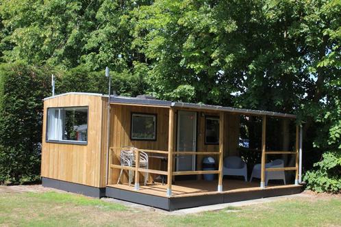 Tiny house / stacaravan  huuraccommodatie  blokhut tinyhouse, Hobby en Vrije tijd, Overige Hobby en Vrije tijd, Gebruikt, Ophalen