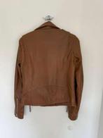 Mango cognac leren jasje mt S, Mango, Bruin, Nieuw, Ophalen of Verzenden