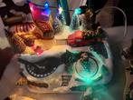 Kerstdecoratie / kerstdorp met licht, Ophalen of Verzenden, Gebruikt