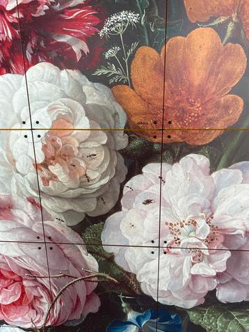 Ixxi wand stilleven met bloemen Tegelpaneel 1,80 h bij 1,2 b beschikbaar voor biedingen
