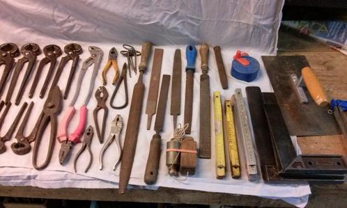 Gereedschap Schaven Zagen Hamer Nijptangen Boardmes vijllen., Doe-het-zelf en Verbouw, Gereedschap | Handgereedschap, Gebruikt