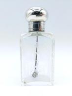 Holy water flesje met zilveren dop, Praag, 19e eeuws