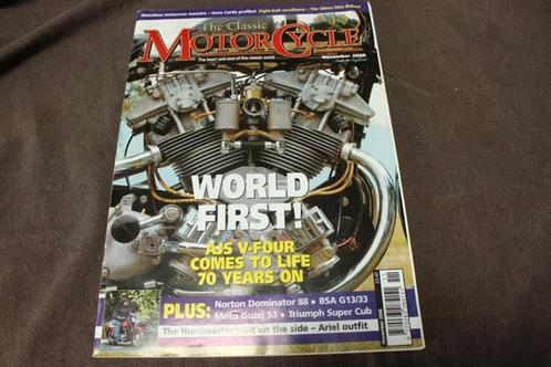Classic Motorcycle November 2006 Norton BSA Guzzi Triumph, Boeken, Motoren, Gelezen, Verzenden