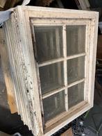 Kozijnen met raam uitzet (6 stuks), Gebruikt, Raamkozijn, Inclusief glas, 75 tot 150 cm