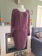JBC bordeaux rood prachtige jurk 40 gratis verz in NL, Kleding | Dames, Maat 38/40 (M), Verzenden, Zo goed als nieuw, Knielengte