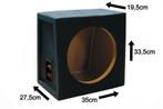 16 Liter 10'' Inch Subwoofer Kist Necom NE1010.2, Auto diversen, ., Nieuw, Ophalen of Verzenden, .
