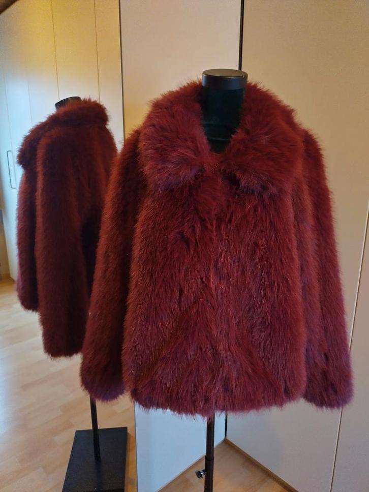 Dames winterjas van langharig nep bont , Kleding | Dames, Jassen | Winter, Zo goed als nieuw, Maat 42/44 (L), Overige kleuren