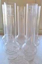 5x olielamp glas kristal lampenglas Matador buikglas, Verzenden, Gebruikt, Binnenverlichting